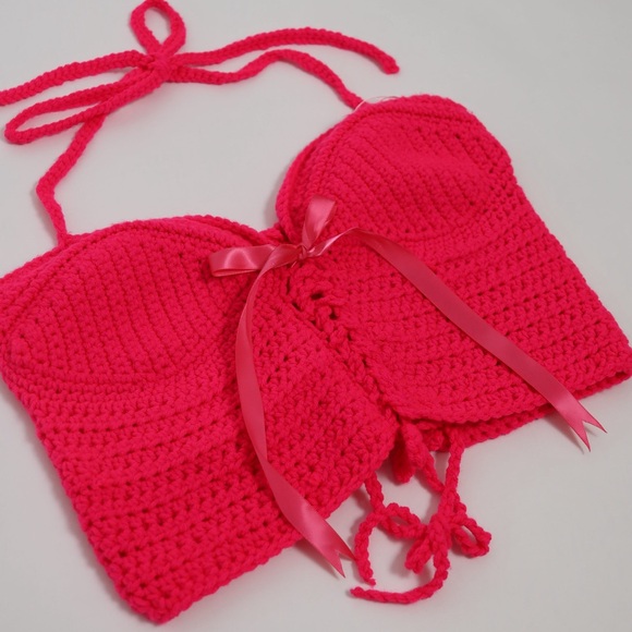 Crochet bustier top🎀 - Picture 1 of 4